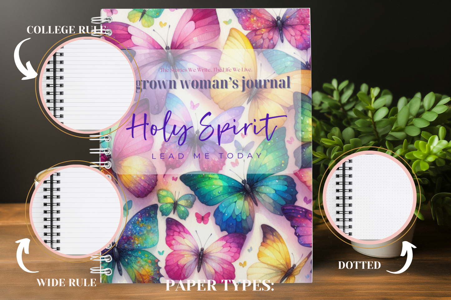 A Grown Woman's Journal: Lead Me (Pastels)